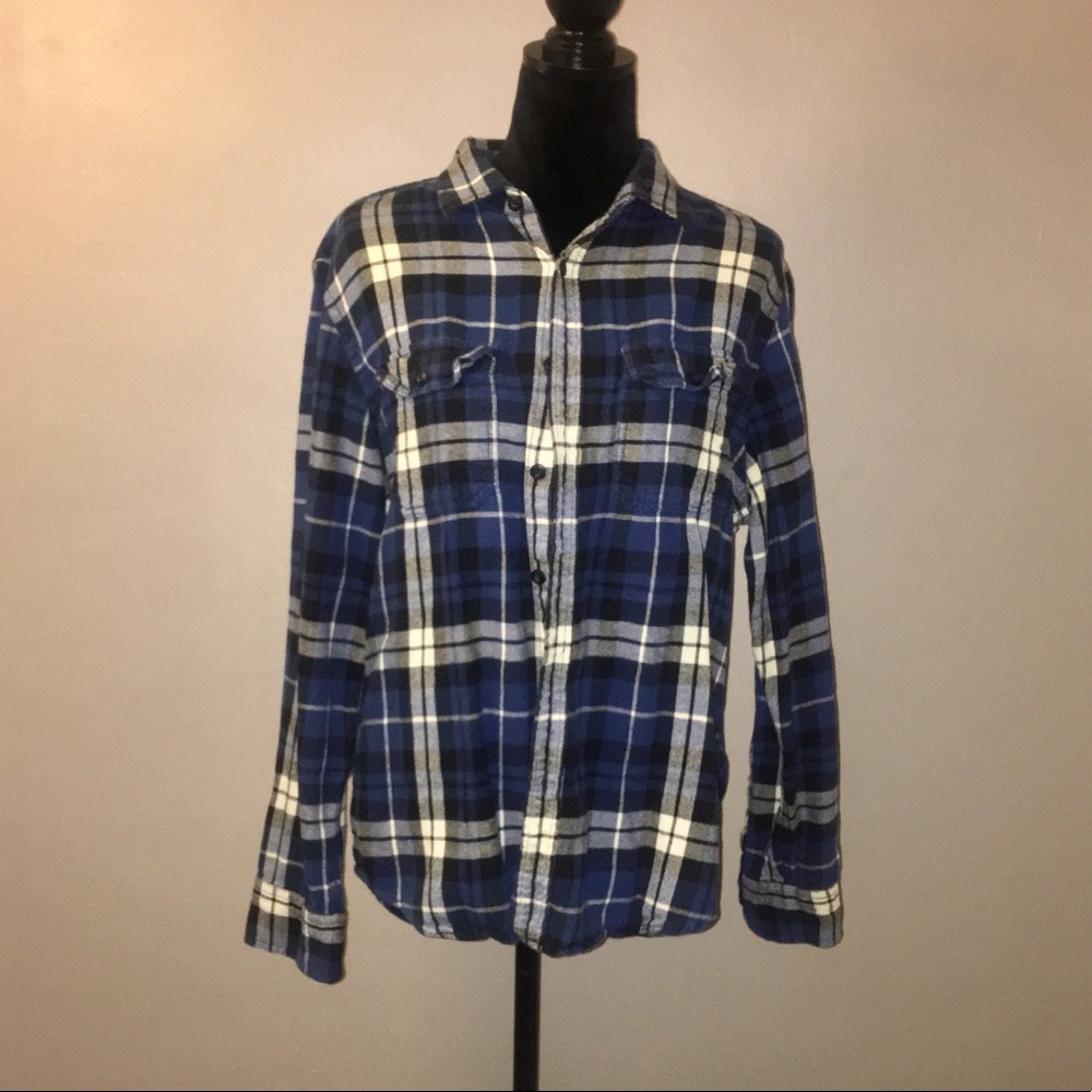American Eagle Athletic Fit Flannel Shirt